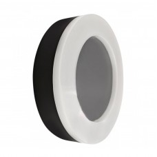 Φωτιστικό Επίτοιχο LED 15W 230V 1000lm 3000K Θερμό Φως Polycarbonate Μαύρο IP65 7773